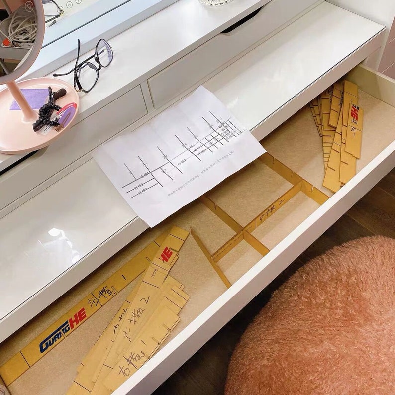 IKEA Malm Drawer Divider Drawer Organizer makeup Storage Etsy Canada