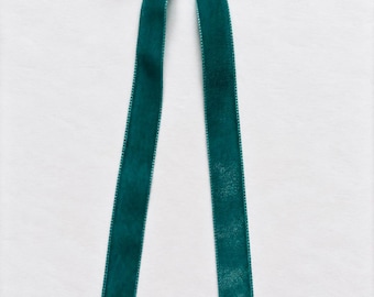 Velvet Long Tail Hair Ribbon | Handmade Bow Clip - 18 Colours Available