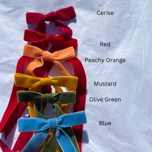 The colours available.