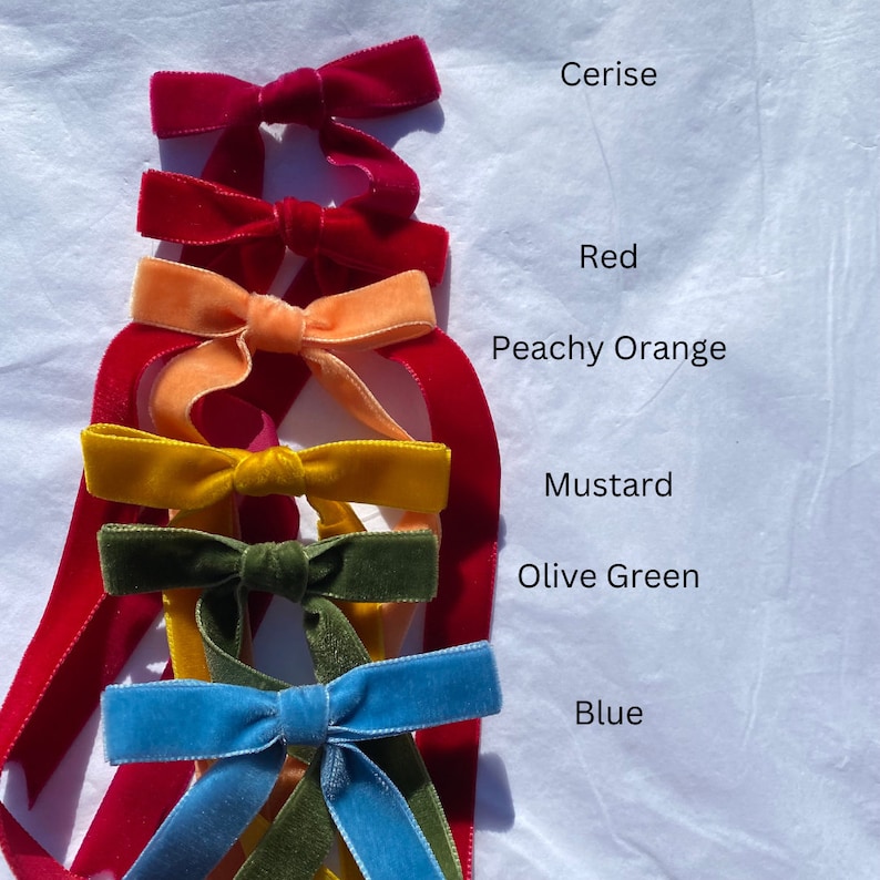 The colours available.