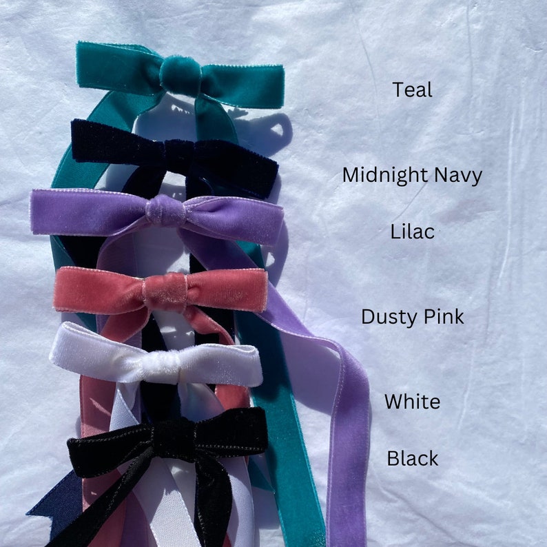 The colours available.