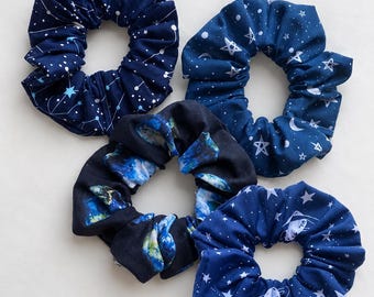Space Scrunchie | Galaxy Fabric Hair Tie, Science Gift - 4 Colours Available