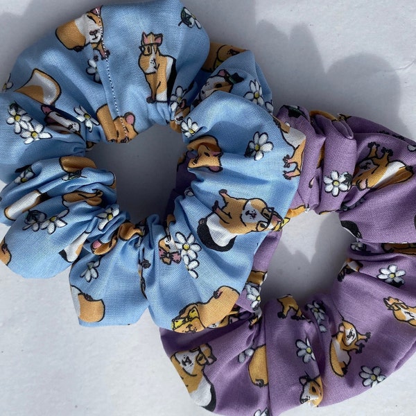 Guinea Pig Scrunchies | guinea pig scrunchies, guinea pig gifts, scrunchies, gift for pet lover, gifts for girls, pony gifts, guinea pigs