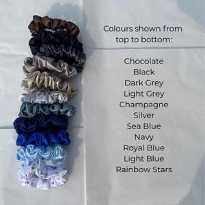 SKINNY Satin Scrunchies - Zniżki na zestawy - 41 KOLORÓW | gumka do włosów, satyna, jedwab satynowy, satynowa gumka do włosów, jedwabna gumka do włosów, obcisła gumka do włosów zdjęcie 6