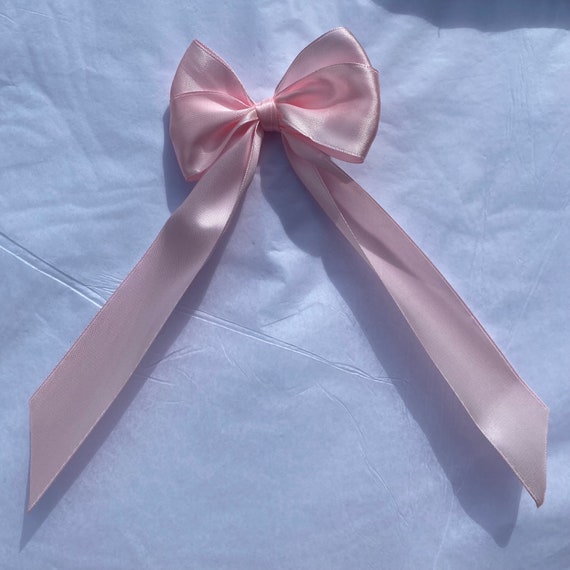2 Rosa Haarschleifen Aus Satin – Niedliche Haarspangen Mit Alligatorclip Für Frauen & Mädchen