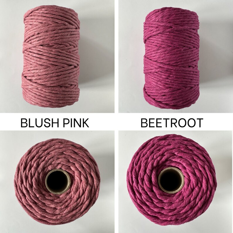 5mm Single Twist Macrame Cord 5mm String 5100 Meter Yarns Fibre Art 14