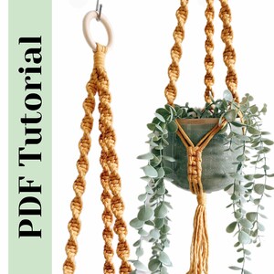 2 Tutorials: Macrame Plant Hangers | Step by Step How to Guide | 2 Sizes