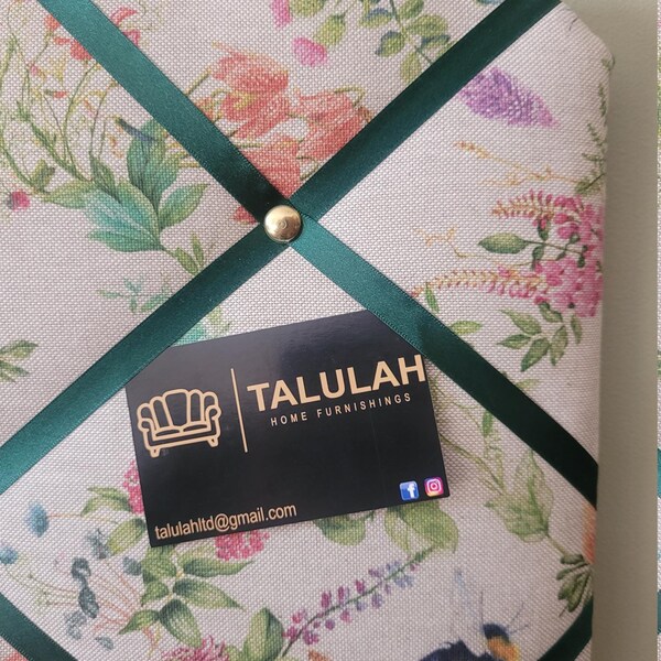 Fabric Notice Board Etsy UK