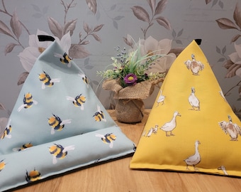 Country Fabrics, iPad Tablet Phone Bean Bag Cushion Pillow Stand Holder Universal Kindle e-Reader - Handmade