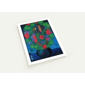 Lot de 10 cartes pliées (enveloppes standard) | Tableau de SAR la princesse Brigitta de Yougoslavie |