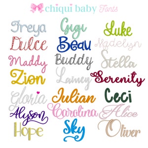 Chiqui Baby Fonts and Monograms DO NOT PURCHASE image 7