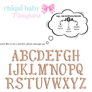 Chiqui Baby Fonts and Monograms DO NOT PURCHASE image 3