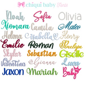 Chiqui Baby Fonts and Monograms DO NOT PURCHASE image 6