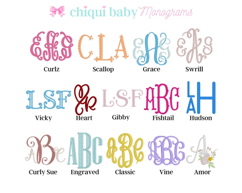 Chiqui Baby Fonts and Monograms DO NOT PURCHASE image 1