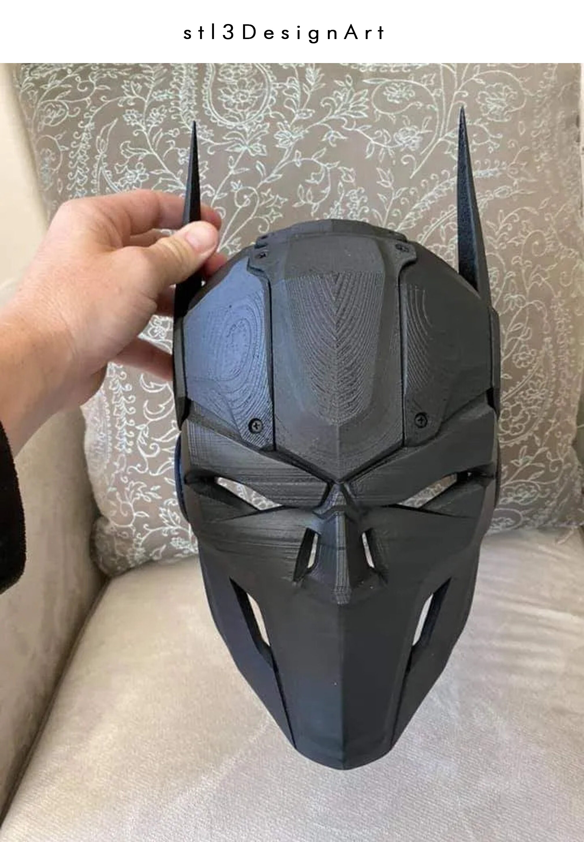 Batman Mask Helmet STL File for 3d Printing Marvel STL Packs Etsy UK