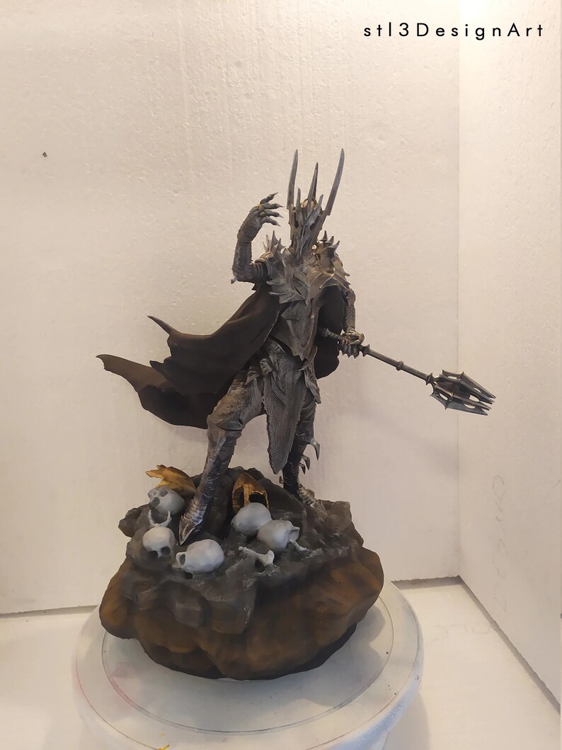 Sauron STL File for 3D Printing Lord of the Rings 3D Model | Etsy Hong Kong