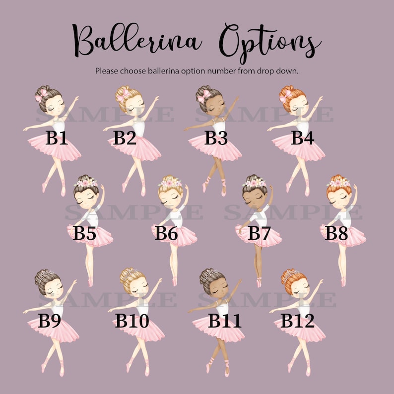 Ballerina Cake Topper Name and Age Pink and Gold Personalized Cake Topper image 7