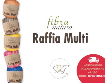 Raffia Fibra Natura, Paper Yarn, 90 m, Soft, Eco, Paperyarn, Rafya, Rafia, Yarn, Yarn, Black, White, Green, Purple, Raffia, Raffia,