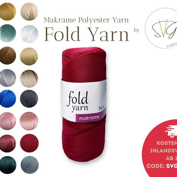 RESTOCK Polyester Makrom Yarn 2- 2.5mm 200gr, Makrom, Macrame, Fil de polyester, Qualité, Sac, Macrame