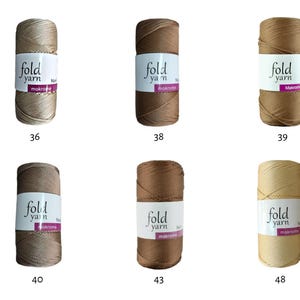 Polyester Makramee Garn 2-2,5mm 200g – Premium Makrome, Tasche häkeln Bild 3