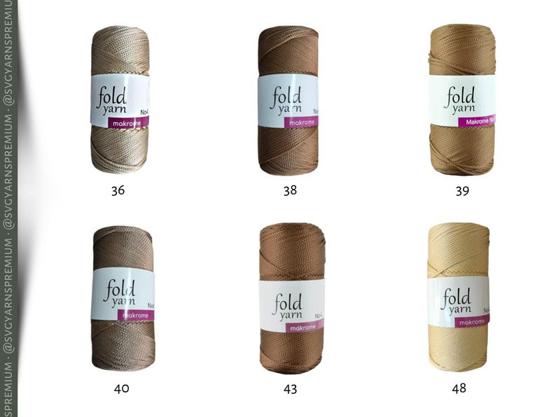 Polyester Makramee Garn 2-2,5mm 200g – Premium Makrome, Tasche häkeln Bild 3