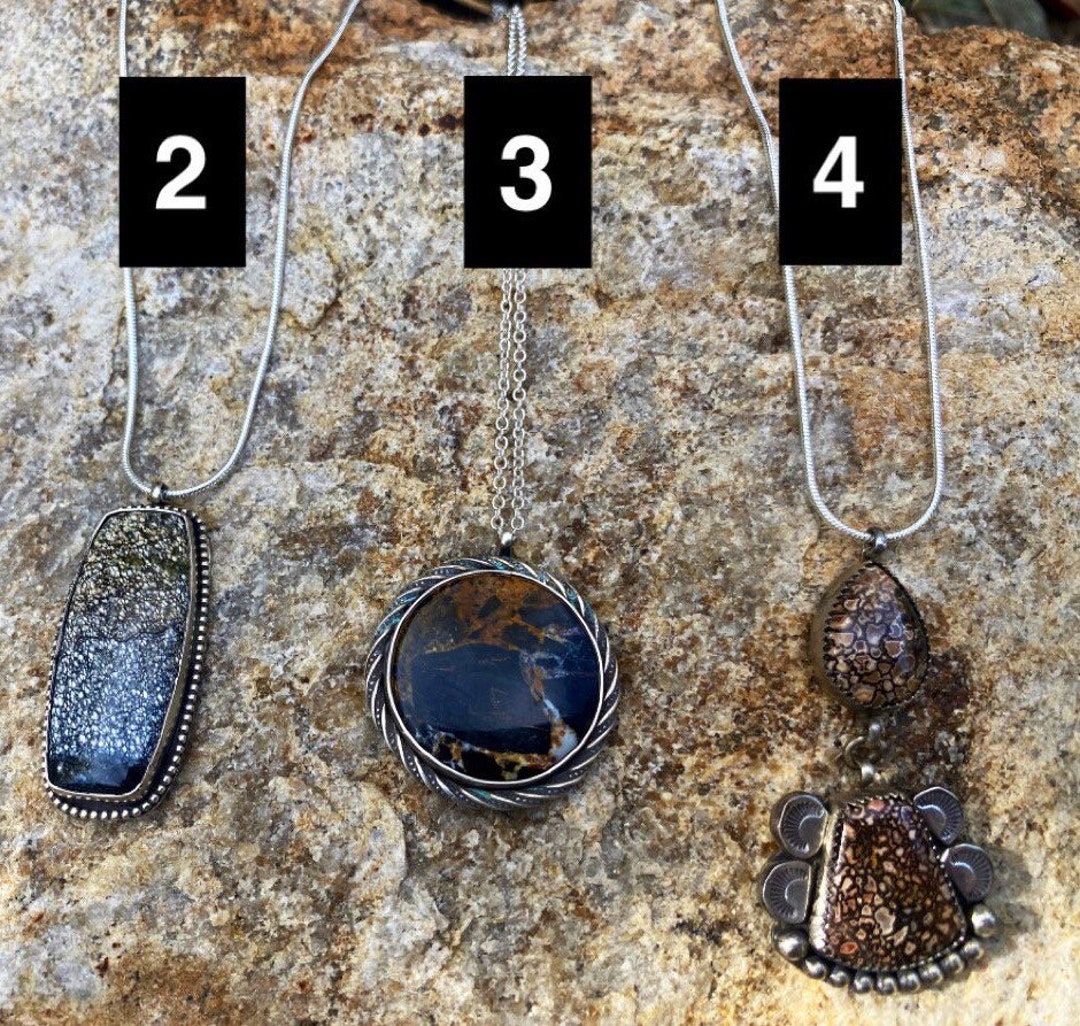 Stone Necklace Silver main image 0
