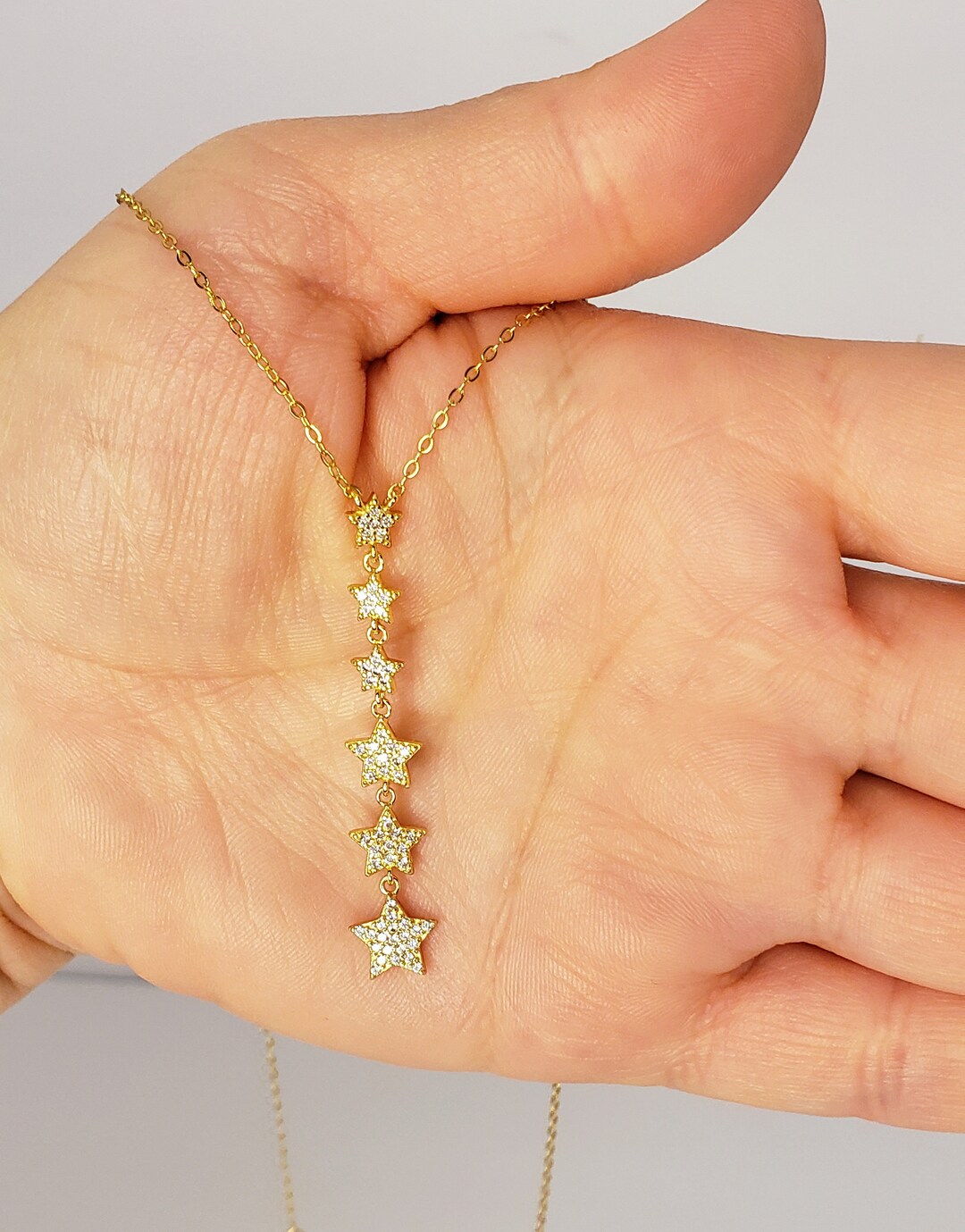 Stellar Texture Star Pendant Necklace main image 0