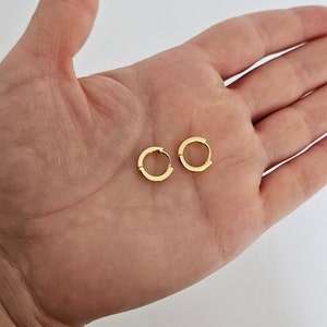 Huggie Hoop Ohrringe Silber 18k vergoldet Kleine Creolen Hypoallergen Ohrringe Huggie Hoops Ohrringe für jeden Tag