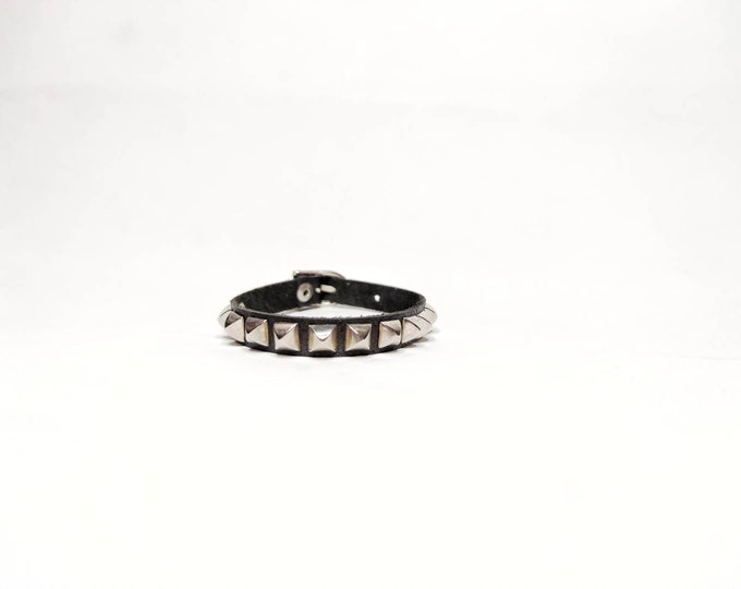 Gothic, Biker Leather bracelet, Unisex leather bracelet, Punk, wristband