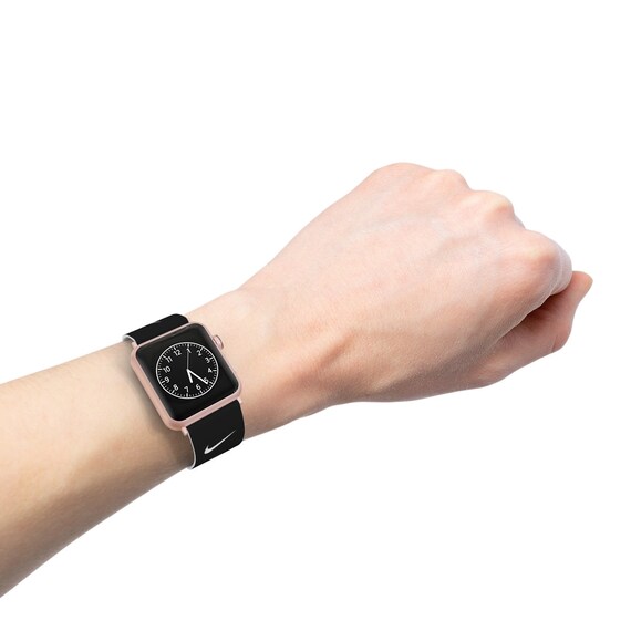 Nike Black Apple Watch Band Strap 