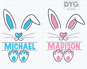 Easter SVG, Easter Bunny SVG, Bunny SVG, Bunny Split Svg, Easter Svg for Kids, Easter Shirt svg, Svg Easter Bunny - Digital Download