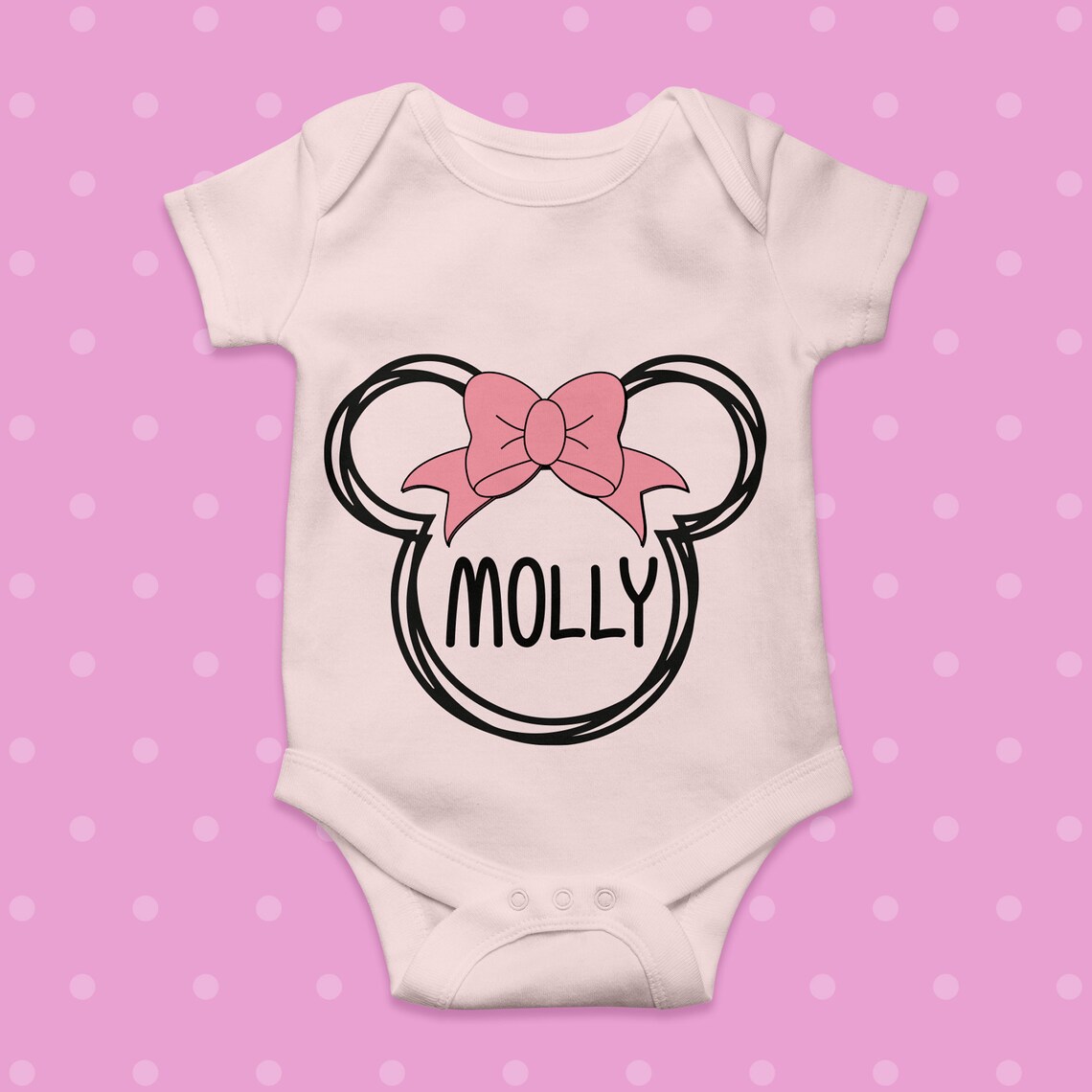 Minnie Head Outline SVG, Mouse SVG, Minnie Mouse SVG, Mouse Head Png