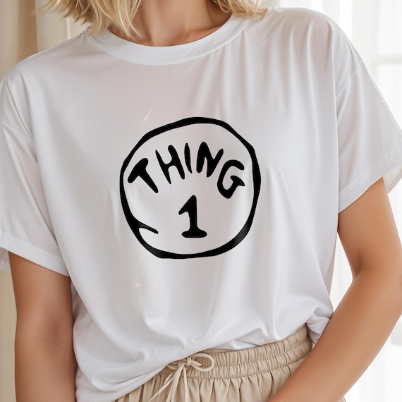 Thing 1 Thing 2 SVG DXF PNG Cricut, Thing 1 svg, Thing 2 svg, thing 1 thing 2 png- Digital Download