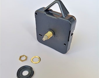 Upgrade Your Clock: Spare Silent Quartz Mechanism with Sweep Movement with or without Clock Hands Included - Replace or Repair Your Clock