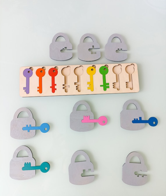 Lot De 5 Puzzles Montessori En Bois – Animaux Et Chiffres – Pour Enfants De 1 à 3 Ans – Motricité Fine