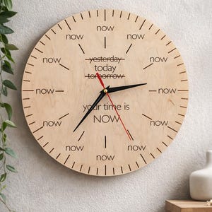 Horloge murale motivante Horloge murale inspirante Horloge murale moderne Décoration murale familiale Horloge maison Horloge moderne pour mur Horloge de chambre unique