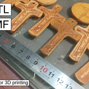 Cross Digital File for 3D Print, STL File for 3D Printing, Stamp for ...