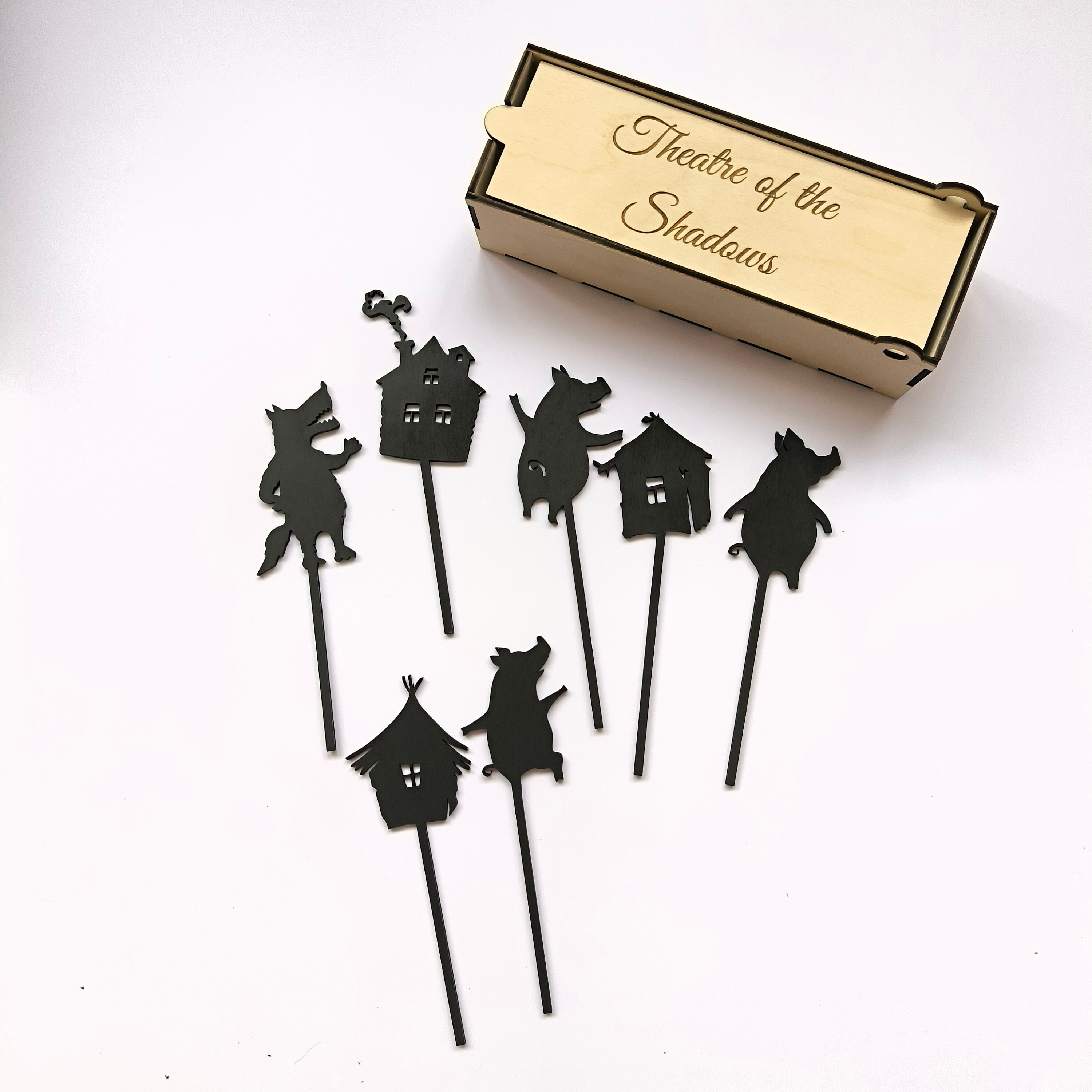 The Three Little Pigs Storytelling Shadow Puppetry Shadow Play