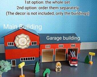 BK 4314 Fire Department Building Kit - 1:43 Scale Photo Real Model