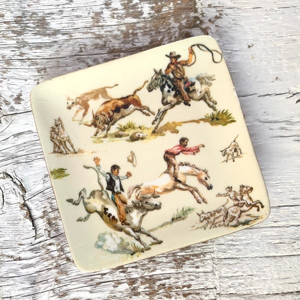 Wild West Cowboy Trinket Dish