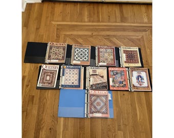 Quilters Newsletter Magazine Vintage Lot 100 Issues 80s 90s