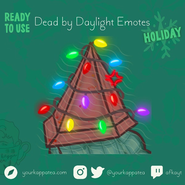 Holiday Pyramid Head Premade Emote for Twitch Discord YouTube Facebook Gaming | Ready to Use  | Christmas
