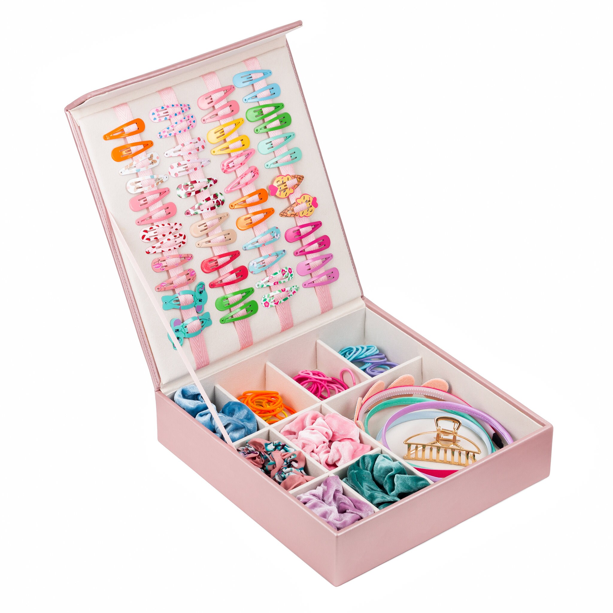 Hair Accessories Compartment Organizer  Plastic box storage Accessories  storage Small jewelry