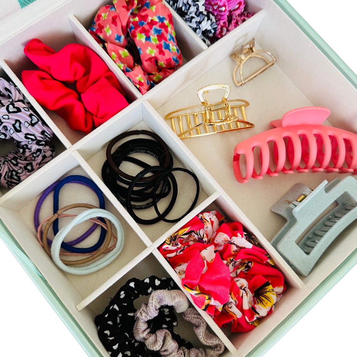 Girl's Hair Accessory Storage Box Hair Clip Holder Etsy UK