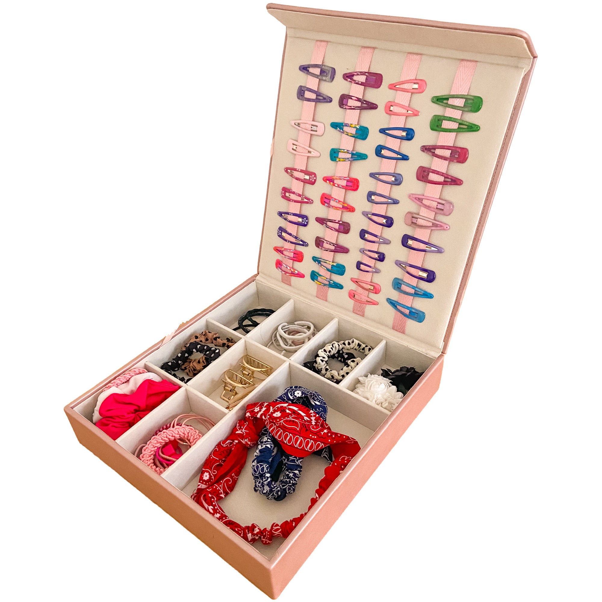 Girl's Hair Accessory Storage Box Hair Clip Holder Etsy UK