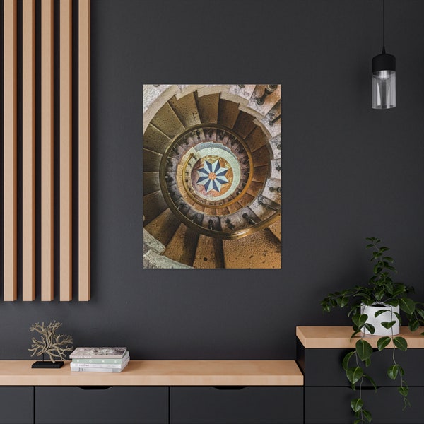 Spiraling, 3:4 ratio Vertical Photograph, Printable Wall Art, Digital Download, Indoor Photography, Staircase, Art by Shana Marie Moments