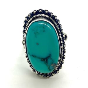 Silver Ring 925-Adjustable Ring-Ethnic Ring-Big Ring