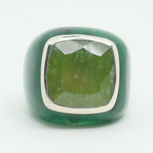 Woman ring-vessonite-Ethnic ring-Stone woman ring
