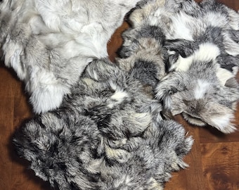 Real Natural   Fox Fur Pillow Case (Both Sides with Fur)