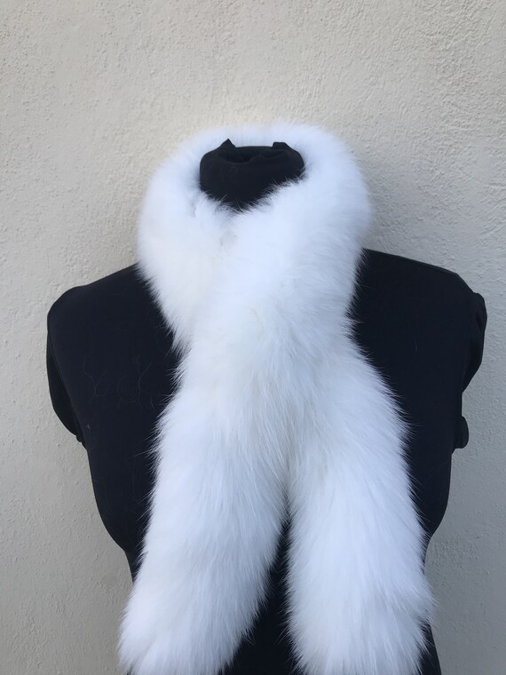 小物 THEREDTHREAD S fuzzy scarf White THEREDTHREAD / ザレッド